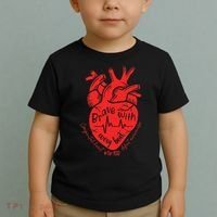 CHD Warrior Congenital Heart Defects Brave With Every A Toddler T-Shirt thumb 2