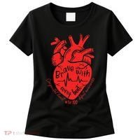 CHD Warrior Congenital Heart Defects Brave With Every A Women's T-Shirt thumb 0