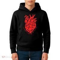 CHD Warrior Congenital Heart Defects Brave With Every A Kids Hoodie thumb 4
