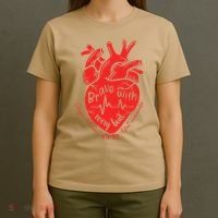 CHD Warrior Congenital Heart Defects Brave With Every A T-Shirt thumb 4