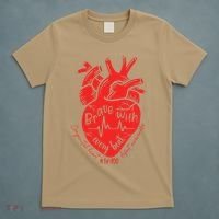 CHD Warrior Congenital Heart Defects Brave With Every A T-Shirt thumb 5