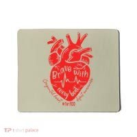 CHD Warrior Congenital Heart Defects Brave With Every A Mousepad thumb 0