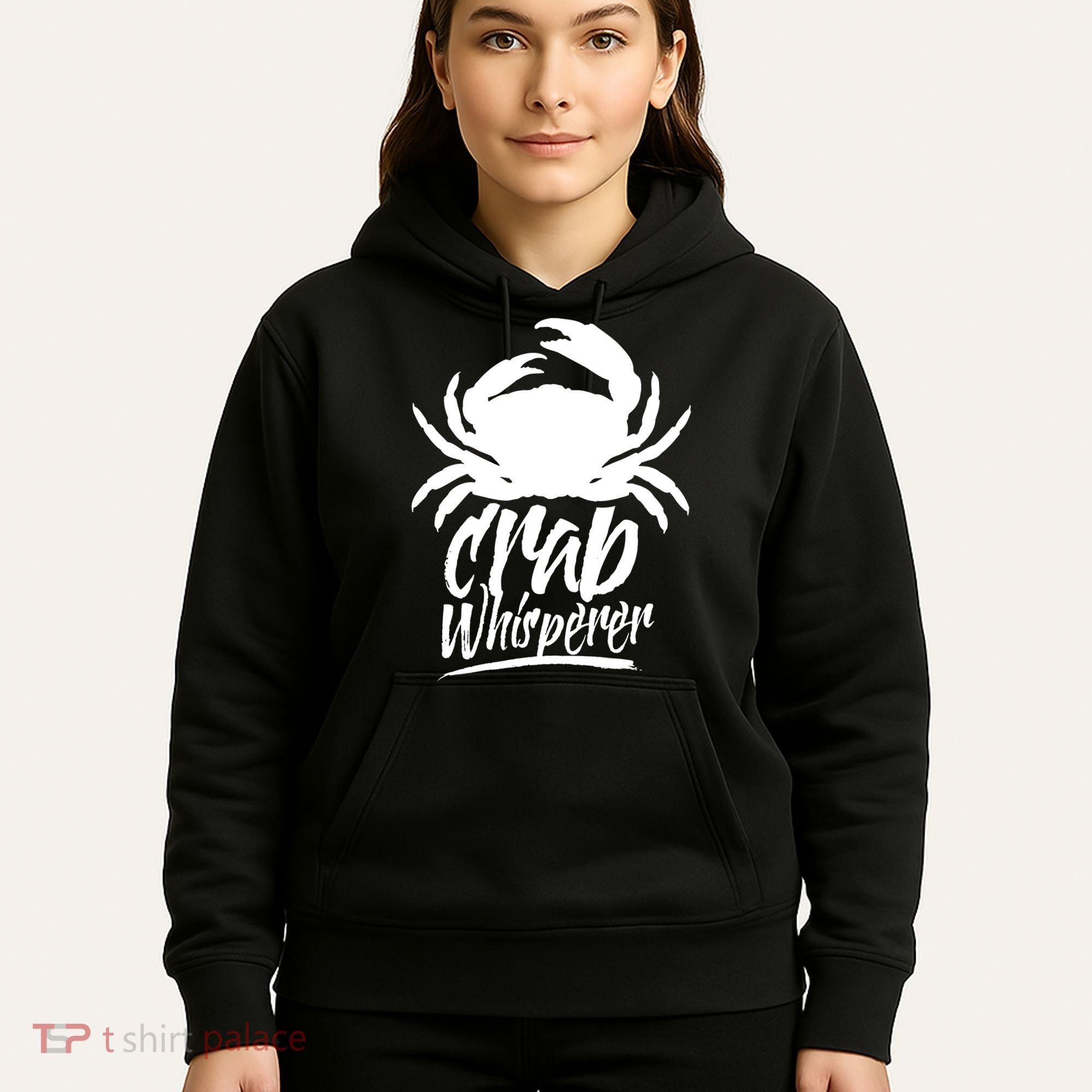 Crab Whisperer Crabs Crabber Crabbing Fishing Hoodie