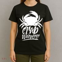 Crab Whisperer Crabs Crabber Crabbing Fishing T-Shirt thumb 4