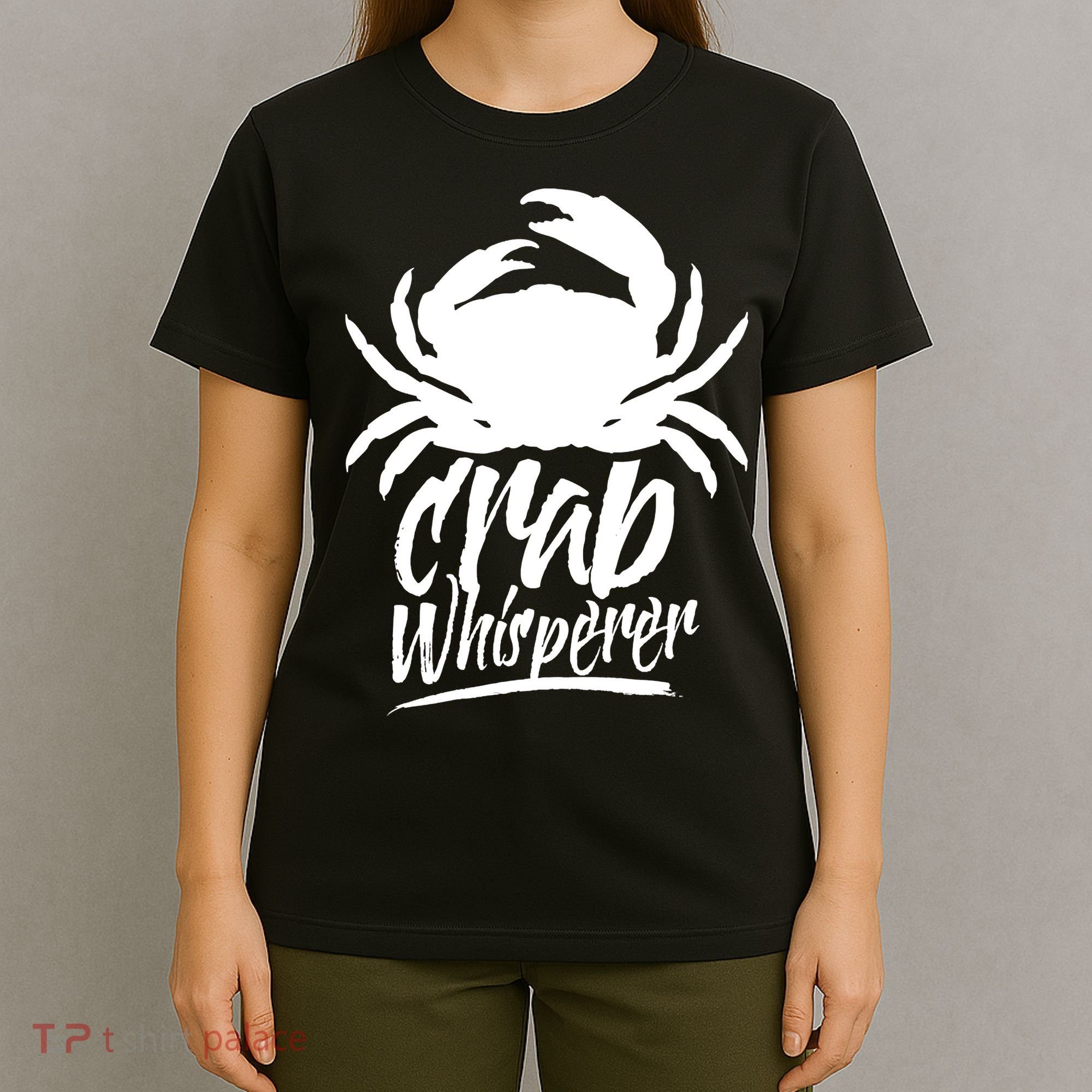 Crab Whisperer Crabs Crabber Crabbing Fishing T-Shirt