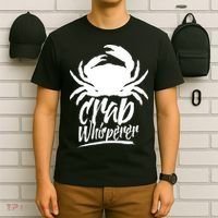 Crab Whisperer Crabs Crabber Crabbing Fishing T-Shirt thumb 6