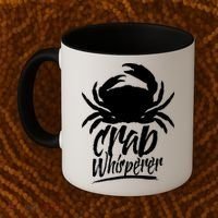 Crab Whisperer Crabs Crabber Crabbing Fishing Coffee Mug thumb 2