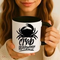 Crab Whisperer Crabs Crabber Crabbing Fishing Coffee Mug thumb 3