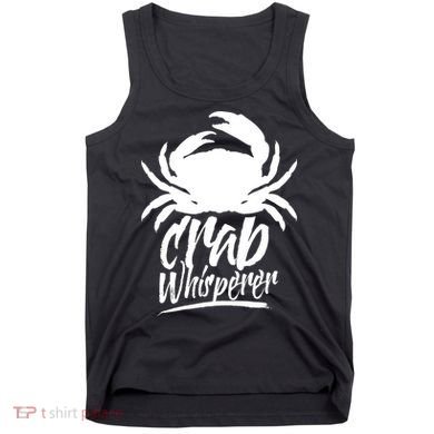 Crab Whisperer Crabs Crabber Crabbing Fishing Tank Top