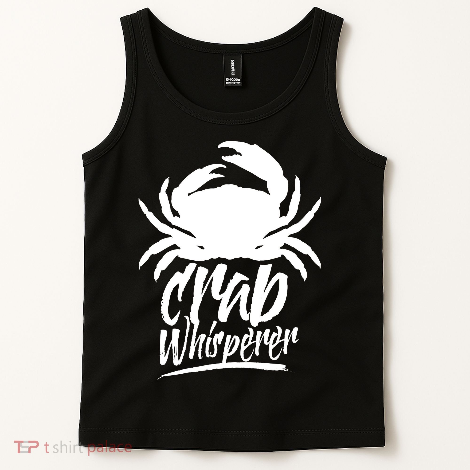 Crab Whisperer Crabs Crabber Crabbing Fishing Tank Top
