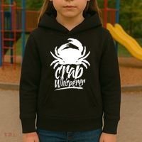 Crab Whisperer Crabs Crabber Crabbing Fishing Kids Hoodie thumb 3