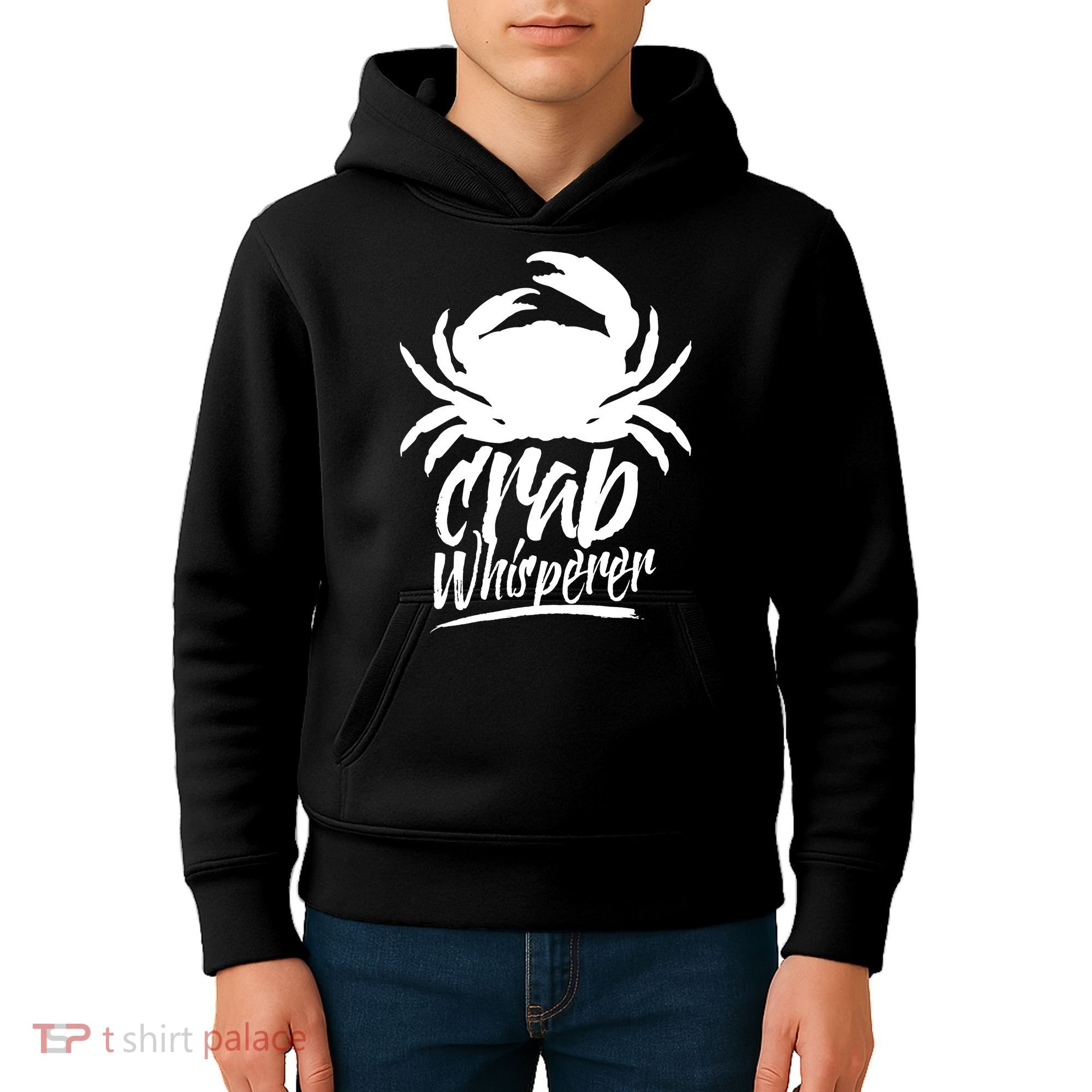 Crab Whisperer Crabs Crabber Crabbing Fishing Kids Hoodie