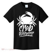 Crab Whisperer Crabs Crabber Crabbing Fishing Kids T-Shirt thumb 0