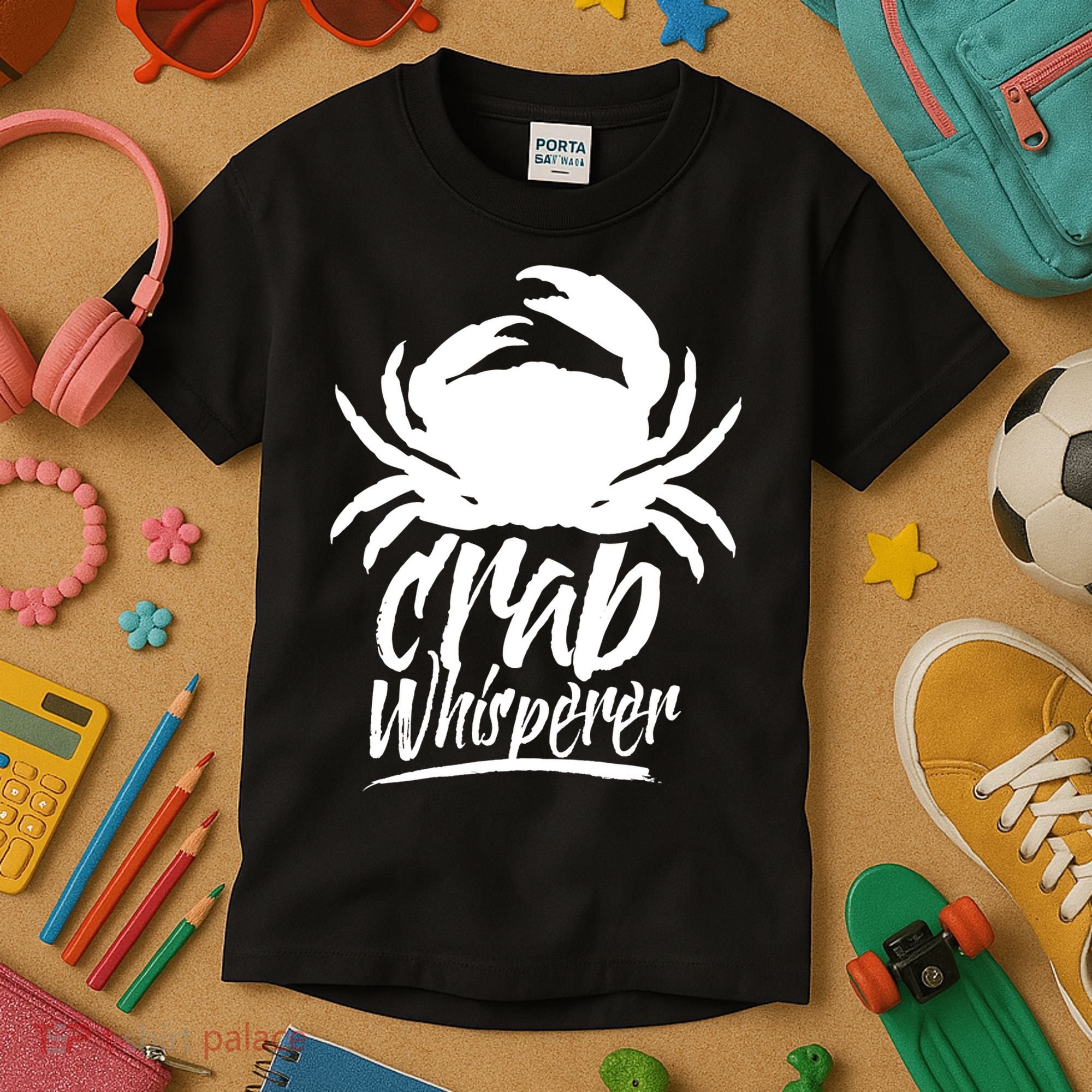 Crab Whisperer Crabs Crabber Crabbing Fishing Kids T-Shirt