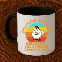 Chicken Wing Chicken Wing Hot Dog And Bologna Coffee Mug thumb 2