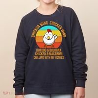 Chicken Wing Chicken Wing Hot Dog And Bologna Women's Sweatshirt thumb 0