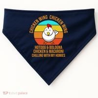 Chicken Wing Chicken Wing Hot Dog And Bologna USA-Made Doggie Bandana thumb 0