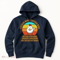 Chicken Wing Chicken Wing Hot Dog And Bologna Hoodie thumb 0