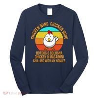 Chicken Wing Chicken Wing Hot Dog And Bologna Long Sleeve Shirt thumb 0
