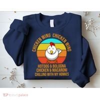Chicken Wing Chicken Wing Hot Dog And Bologna Sweatshirt thumb 2