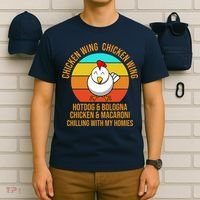 Chicken Wing Chicken Wing Hot Dog And Bologna T-Shirt thumb 6