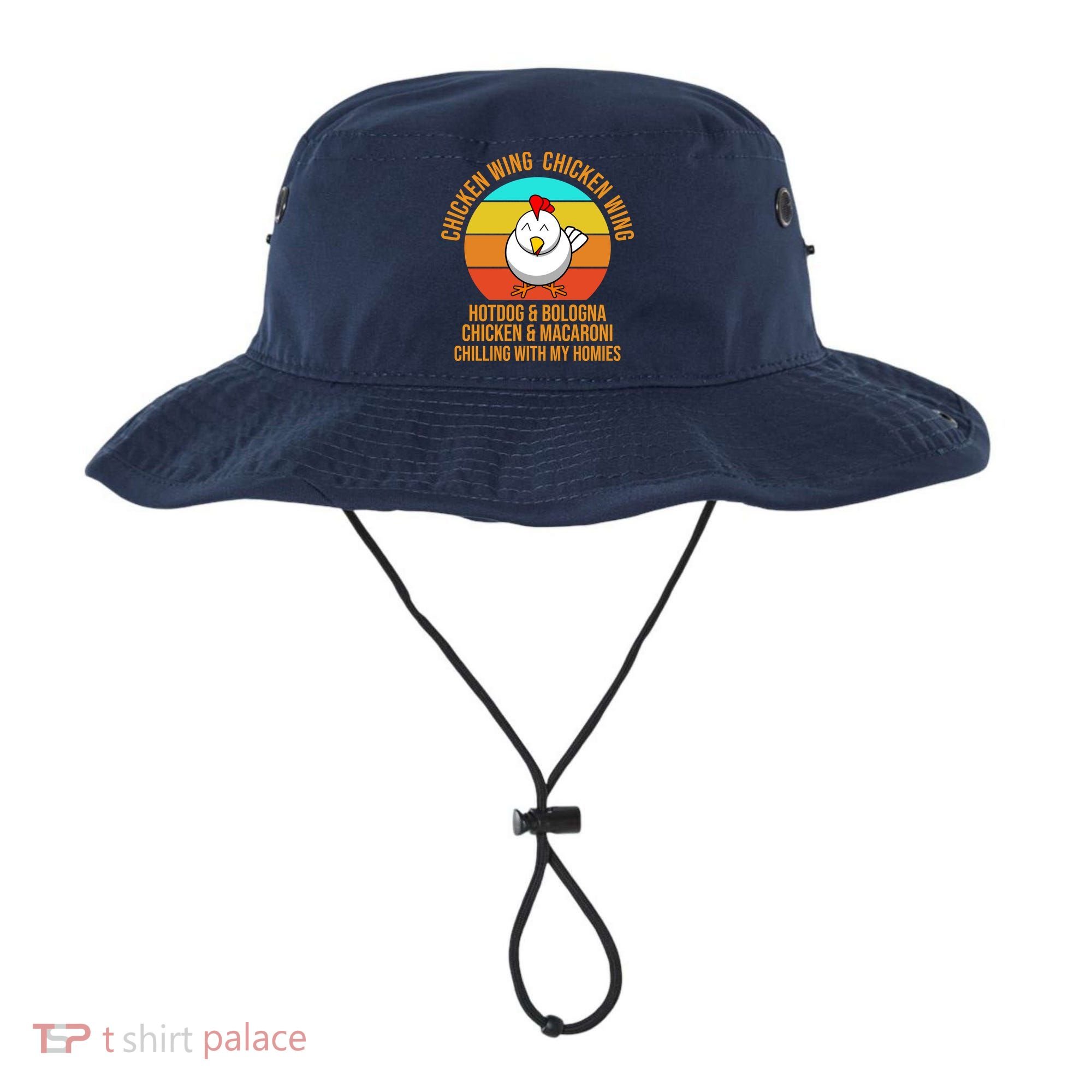 Chicken Wing Chicken Wing Hot Dog And Bologna Bucket Hat