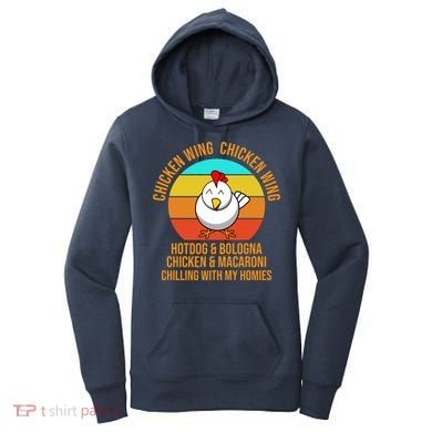 Chicken Wing Chicken Wing Hot Dog And Bologna Women's Hoodie