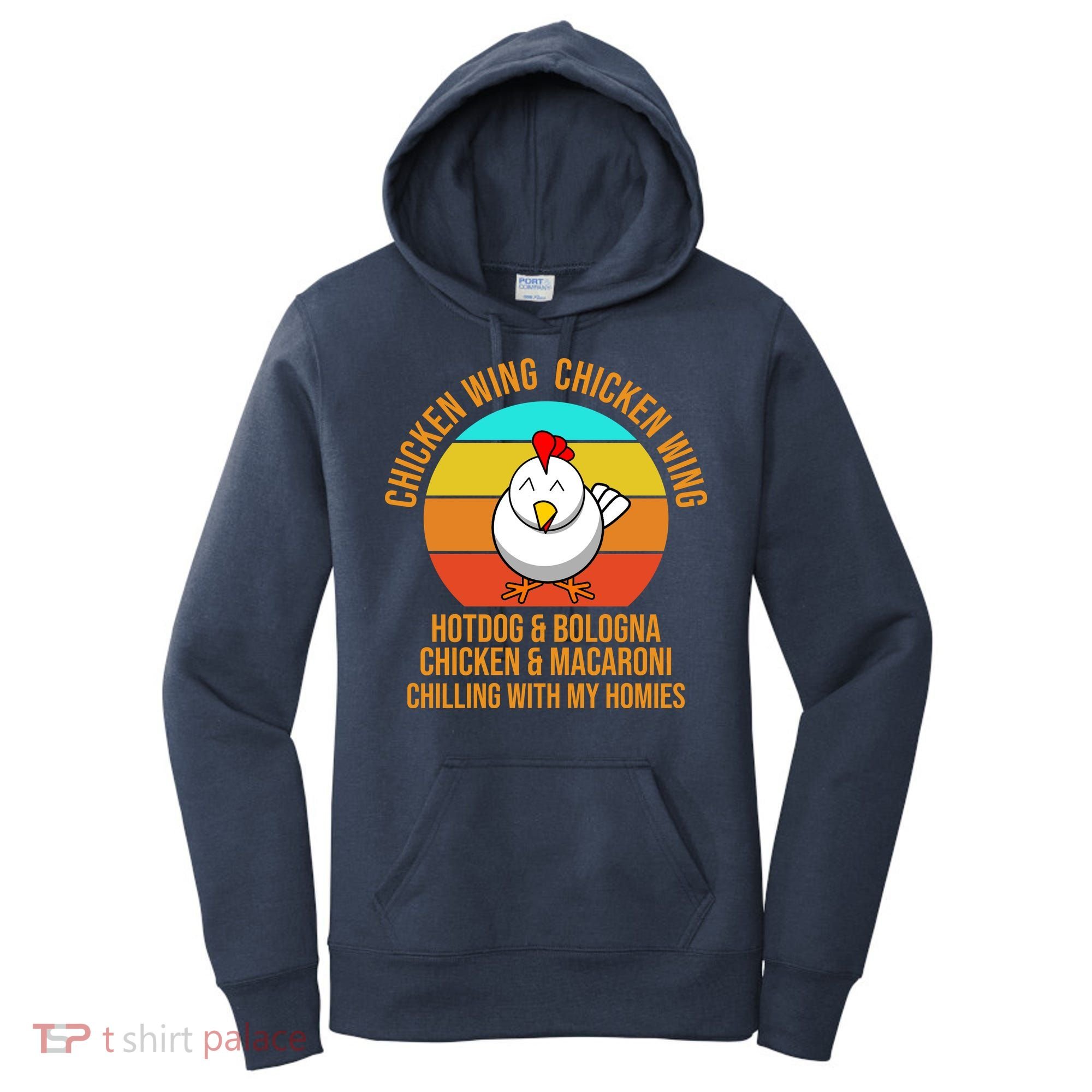 Chicken Wing Chicken Wing Hot Dog And Bologna Women's Hoodie