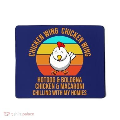 Chicken Wing Chicken Wing Hot Dog And Bologna Mousepad