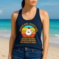 Chicken Wing Chicken Wing Hot Dog And Bologna Women's Tank Top thumb 2