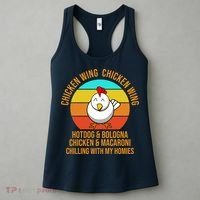 Chicken Wing Chicken Wing Hot Dog And Bologna Women's Tank Top thumb 3