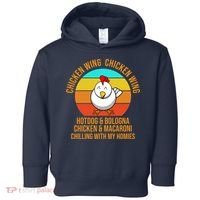 Chicken Wing Chicken Wing Hot Dog And Bologna Toddler Hoodie thumb 0