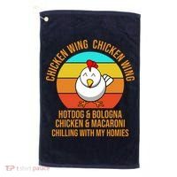 Chicken Wing Chicken Wing Hot Dog And Bologna Golf Towel thumb 0