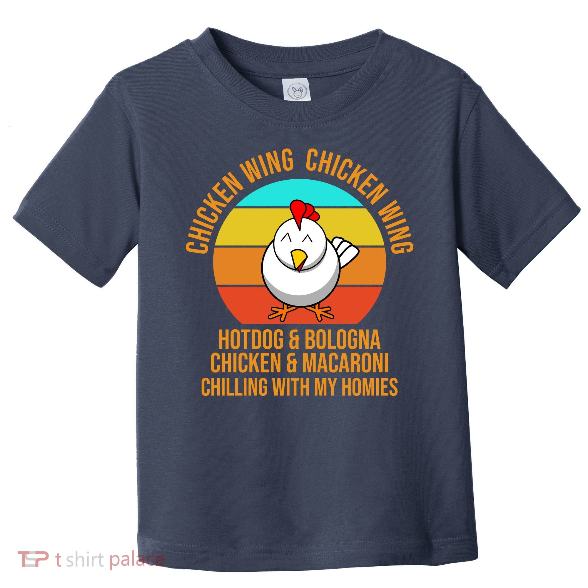 Chicken Wing Chicken Wing Hot Dog And Bologna Toddler T-Shirt