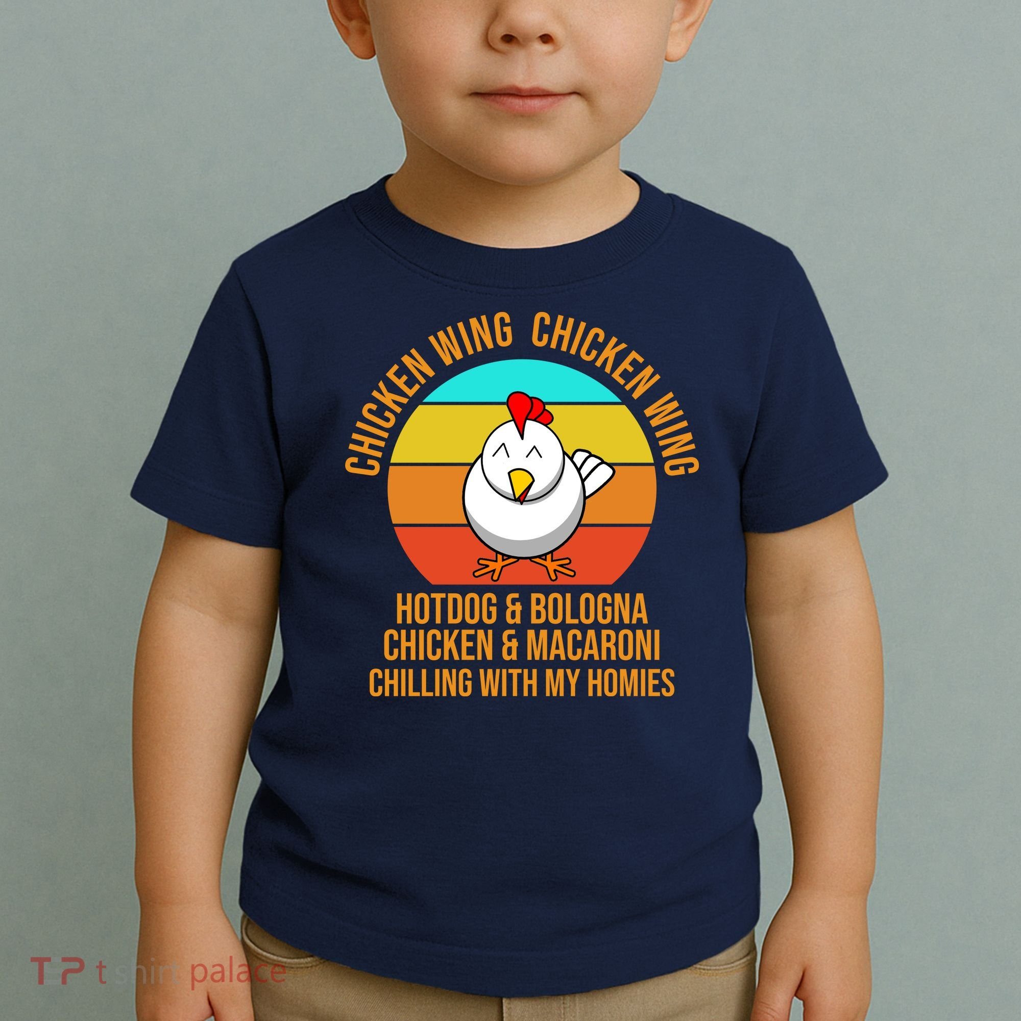 Chicken Wing Chicken Wing Hot Dog And Bologna Toddler T-Shirt