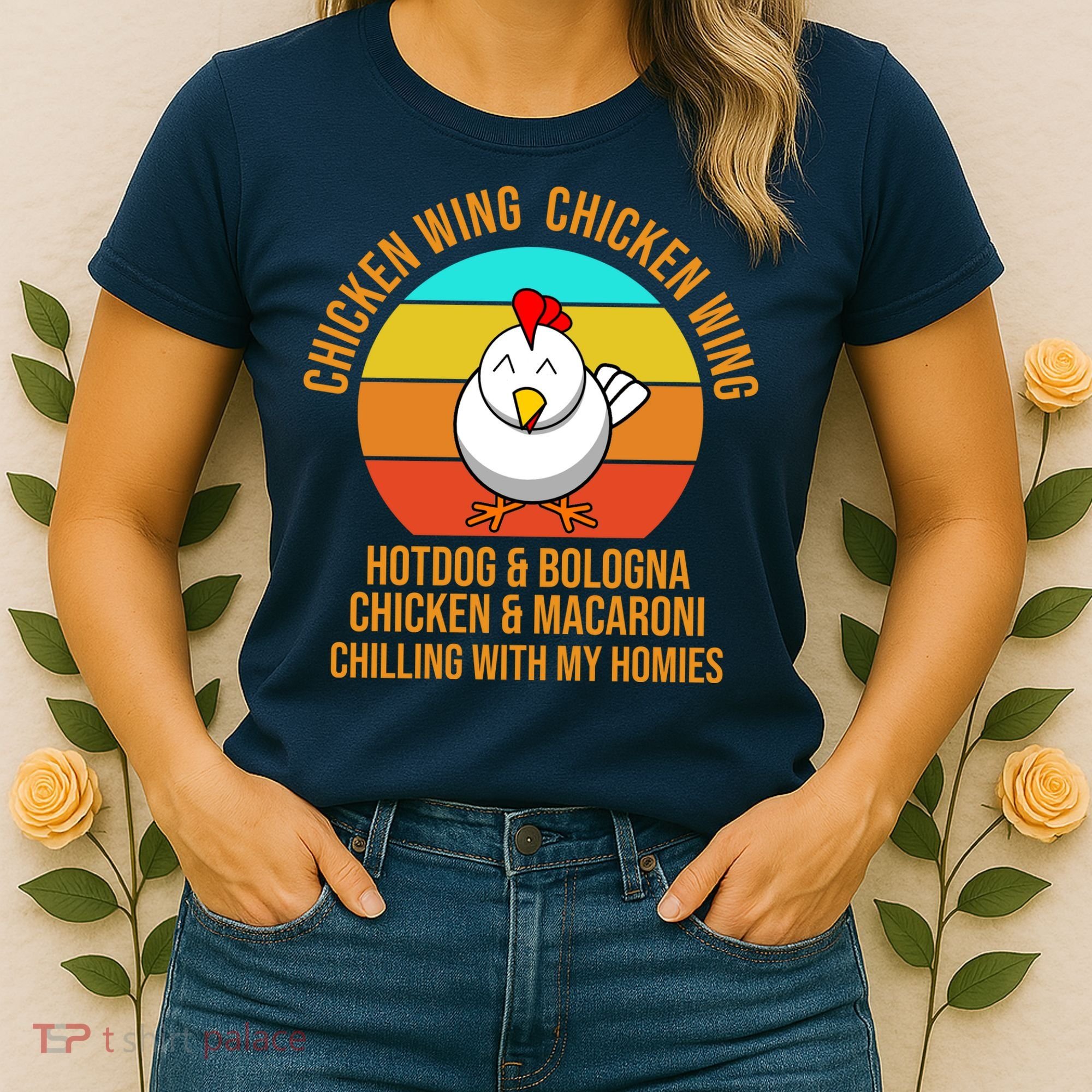 Chicken Wing Chicken Wing Hot Dog And Bologna Women's T-Shirt