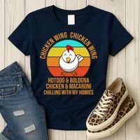 Chicken Wing Chicken Wing Hot Dog And Bologna Women's T-Shirt thumb 3