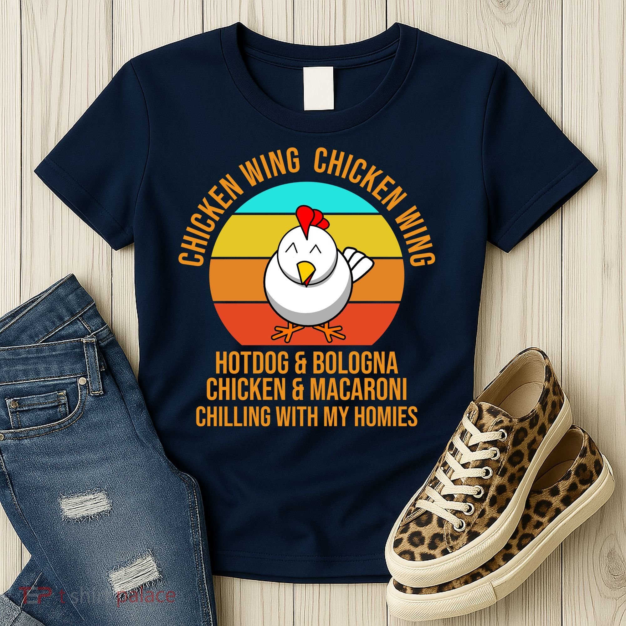 Chicken Wing Chicken Wing Hot Dog And Bologna Women's T-Shirt