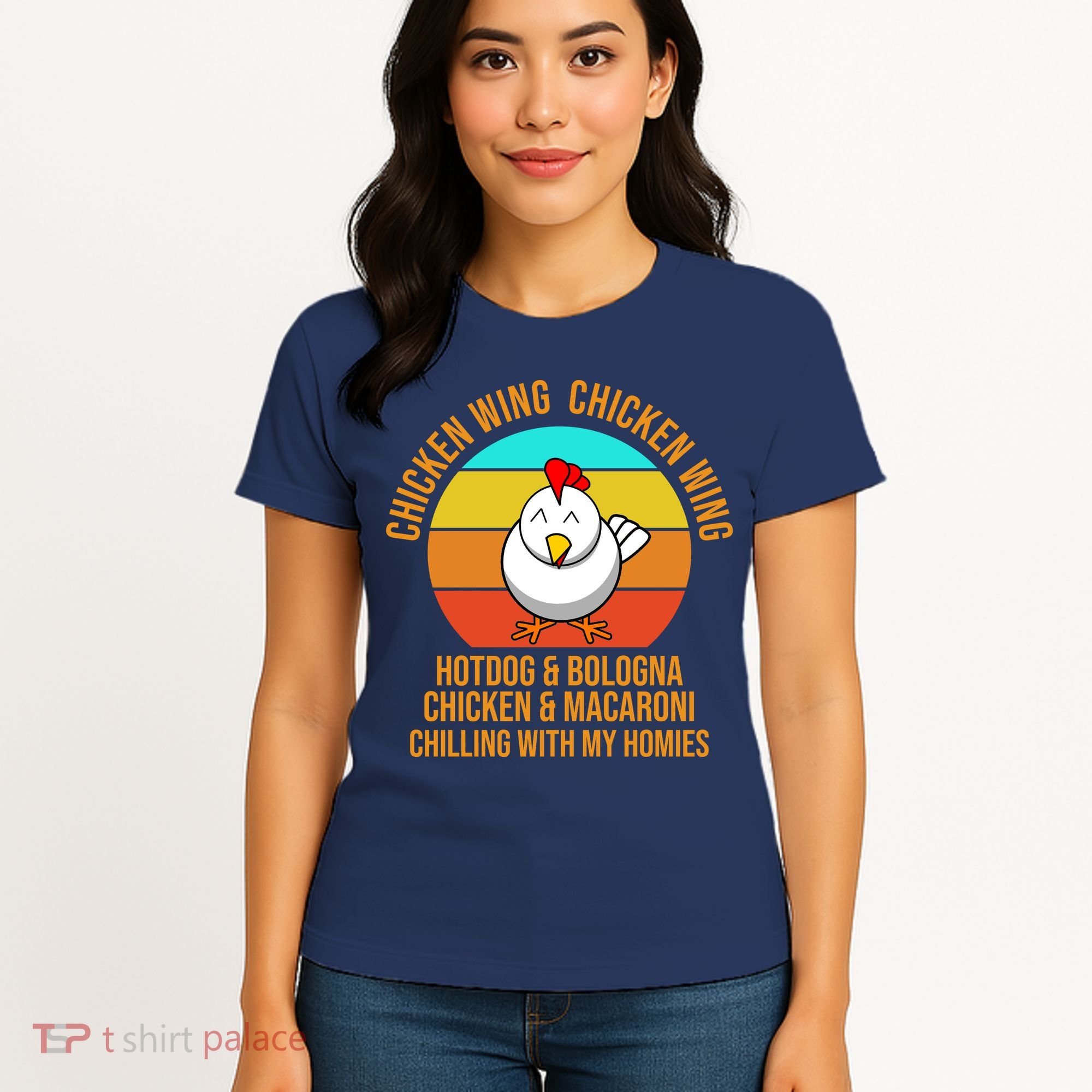 Chicken Wing Chicken Wing Hot Dog And Bologna Women's T-Shirt