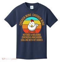 Chicken Wing Chicken Wing Hot Dog And Bologna Kids T-Shirt thumb 0