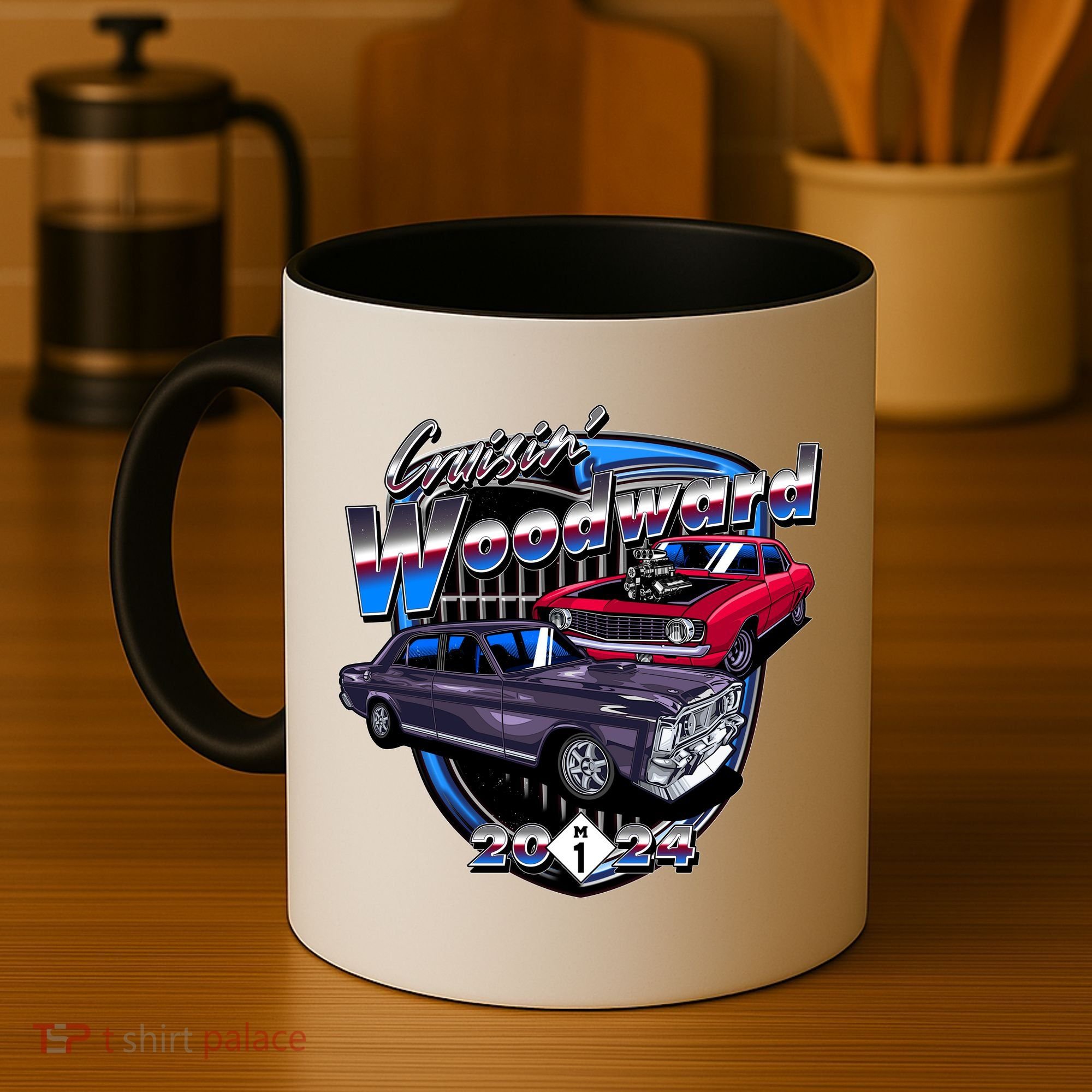 Cruisin Woodward Classic Cars 2024 Coffee Mug