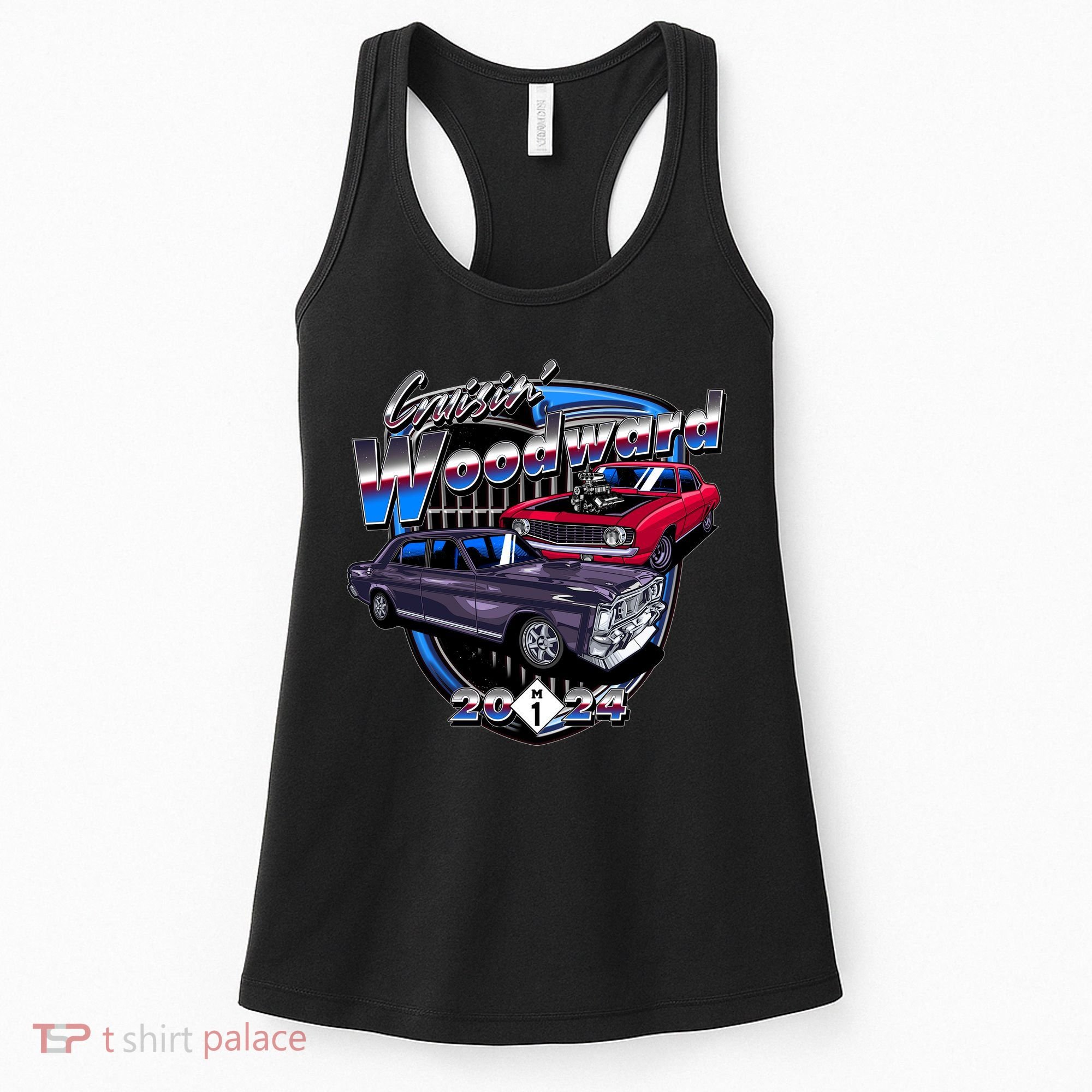 Cruisin Woodward Classic Cars 2024 Women's Tank Top