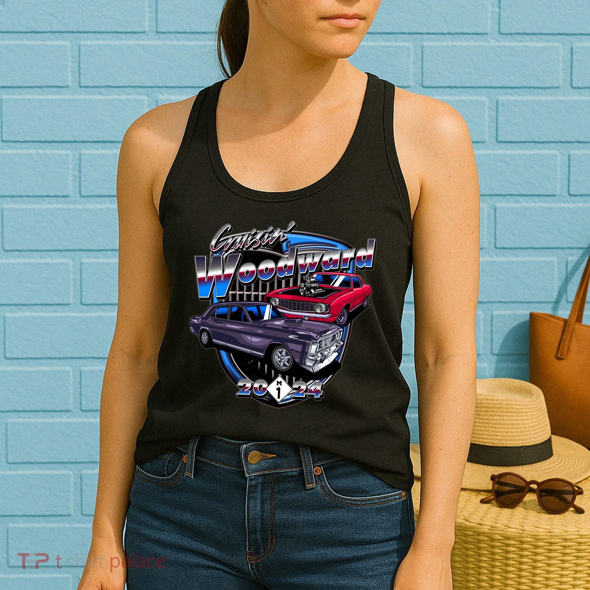 Cruisin Woodward Classic Cars 2024 Women's Tank Top