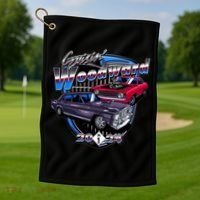 Cruisin Woodward Classic Cars 2024 Golf Towel thumb 1