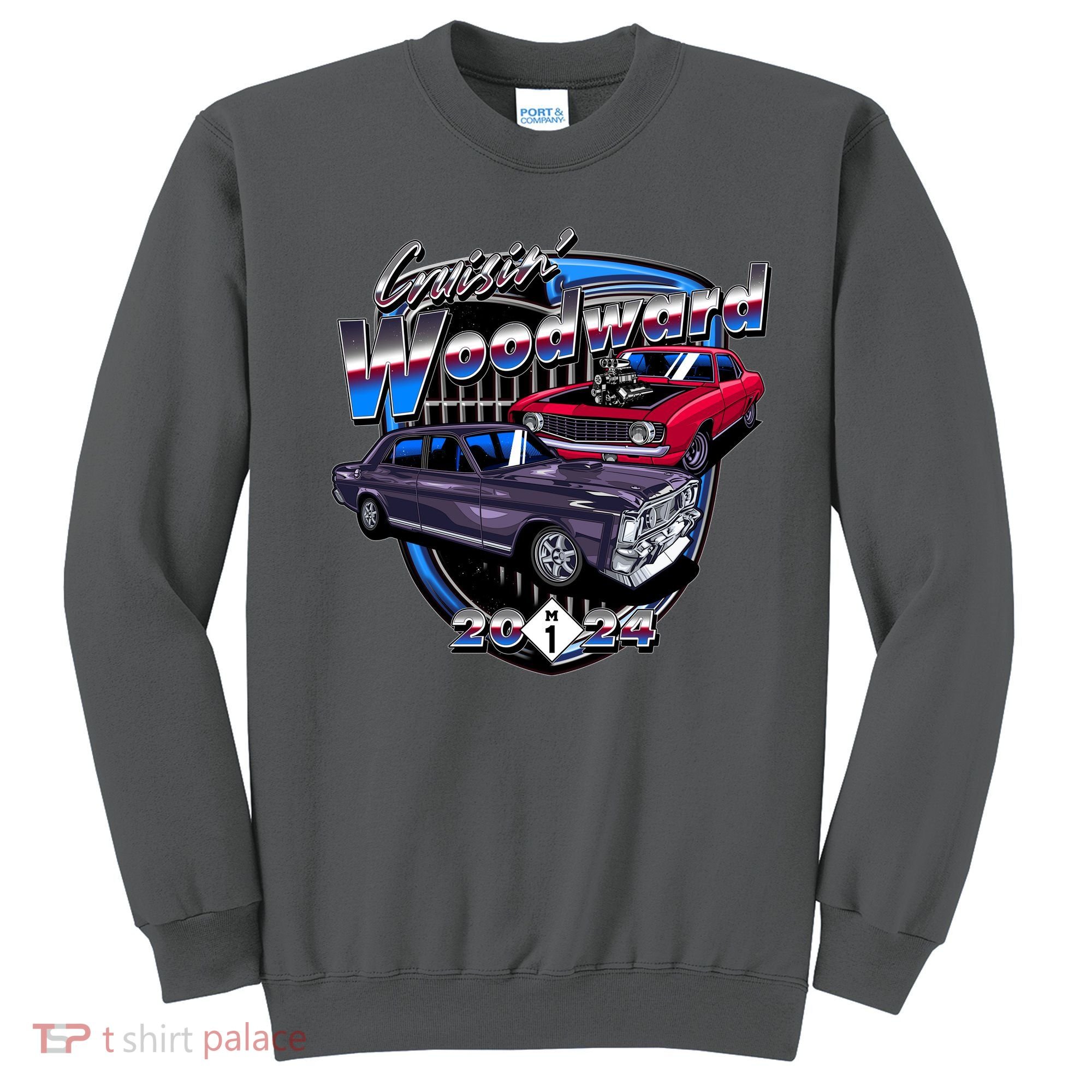 Cruisin Woodward Classic Cars 2024 Sweatshirt