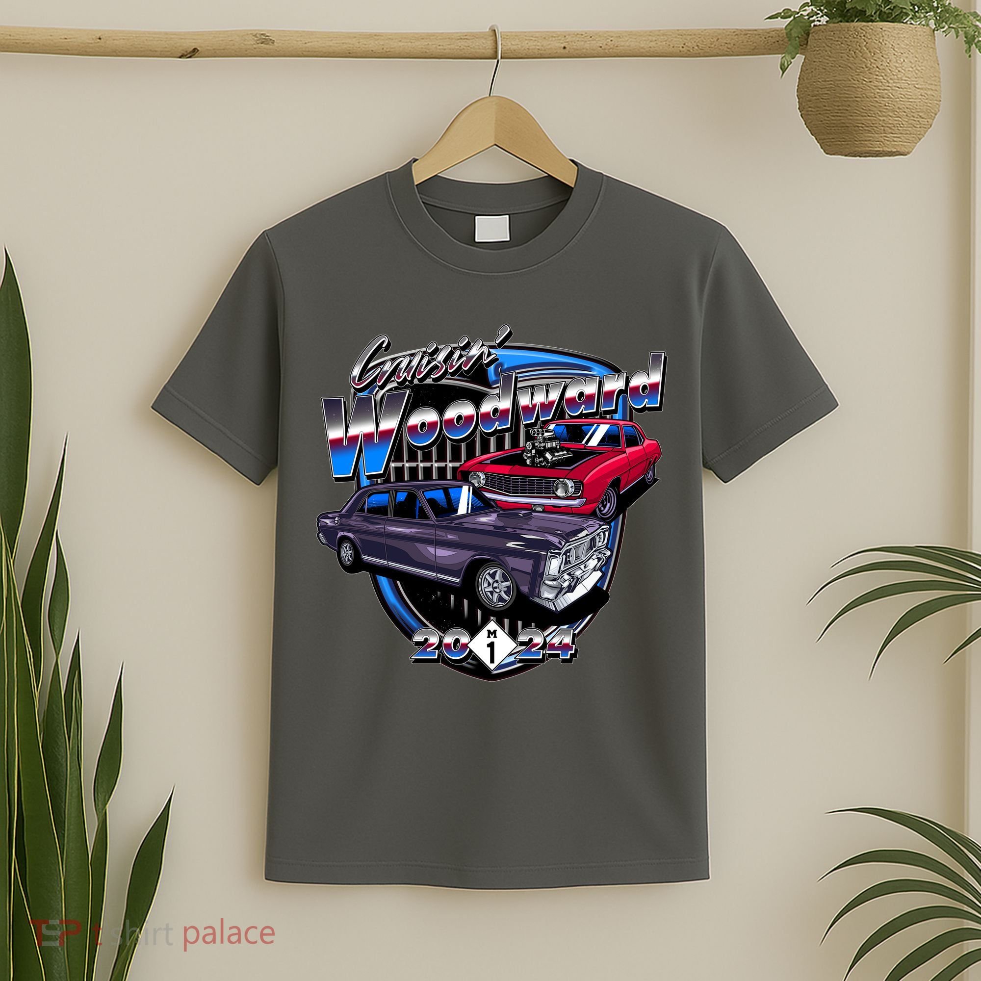 Cruisin Woodward Classic Cars 2024 T-Shirt