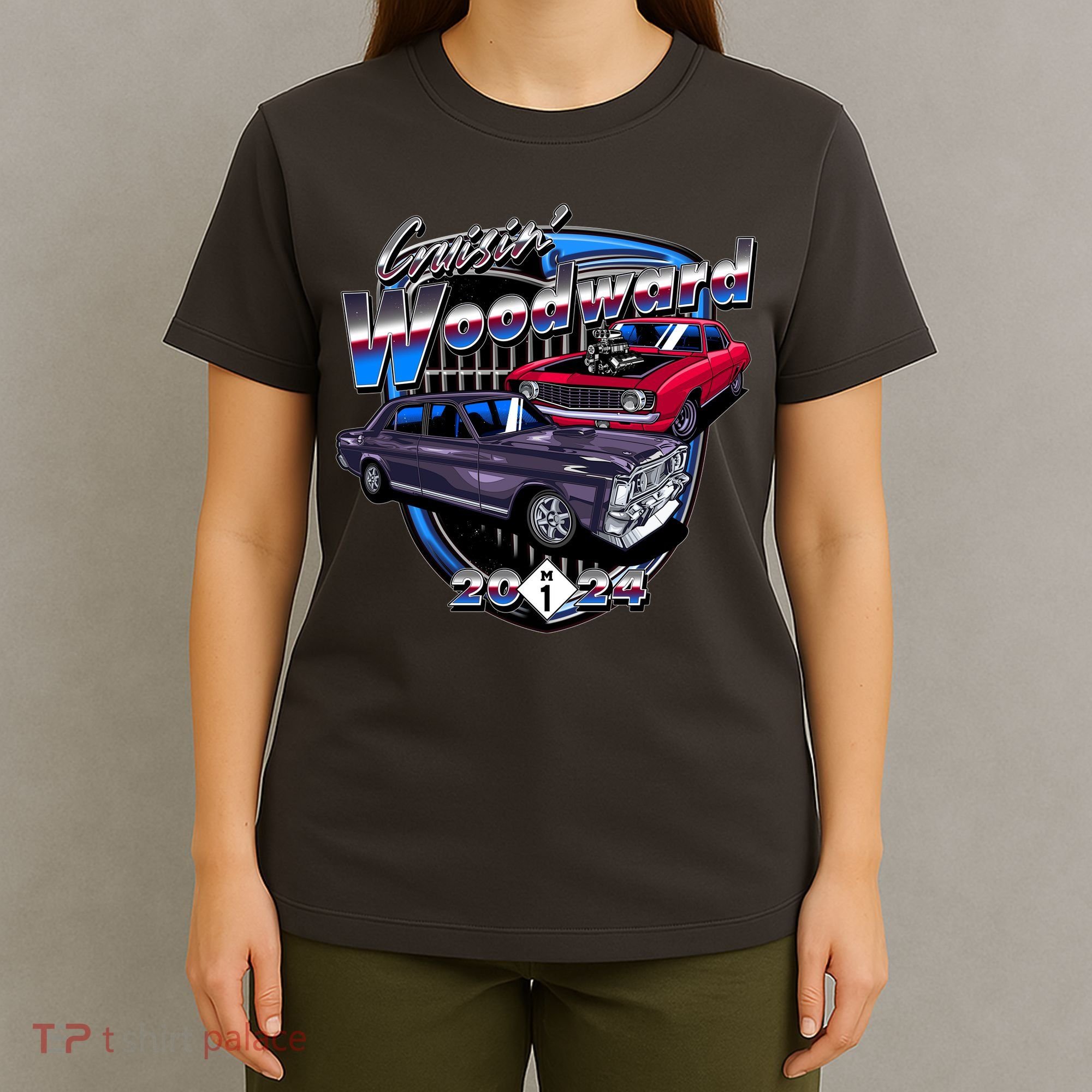 Cruisin Woodward Classic Cars 2024 T-Shirt