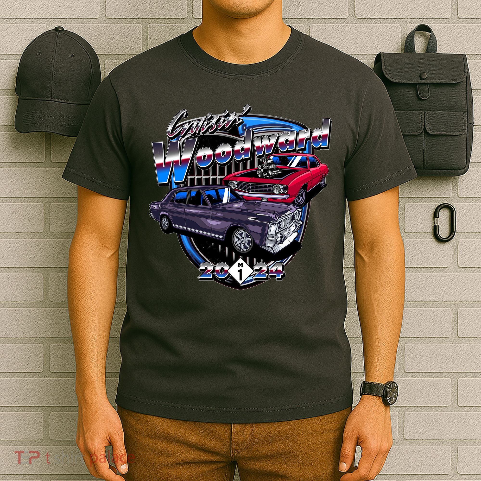 Cruisin Woodward Classic Cars 2024 T-Shirt