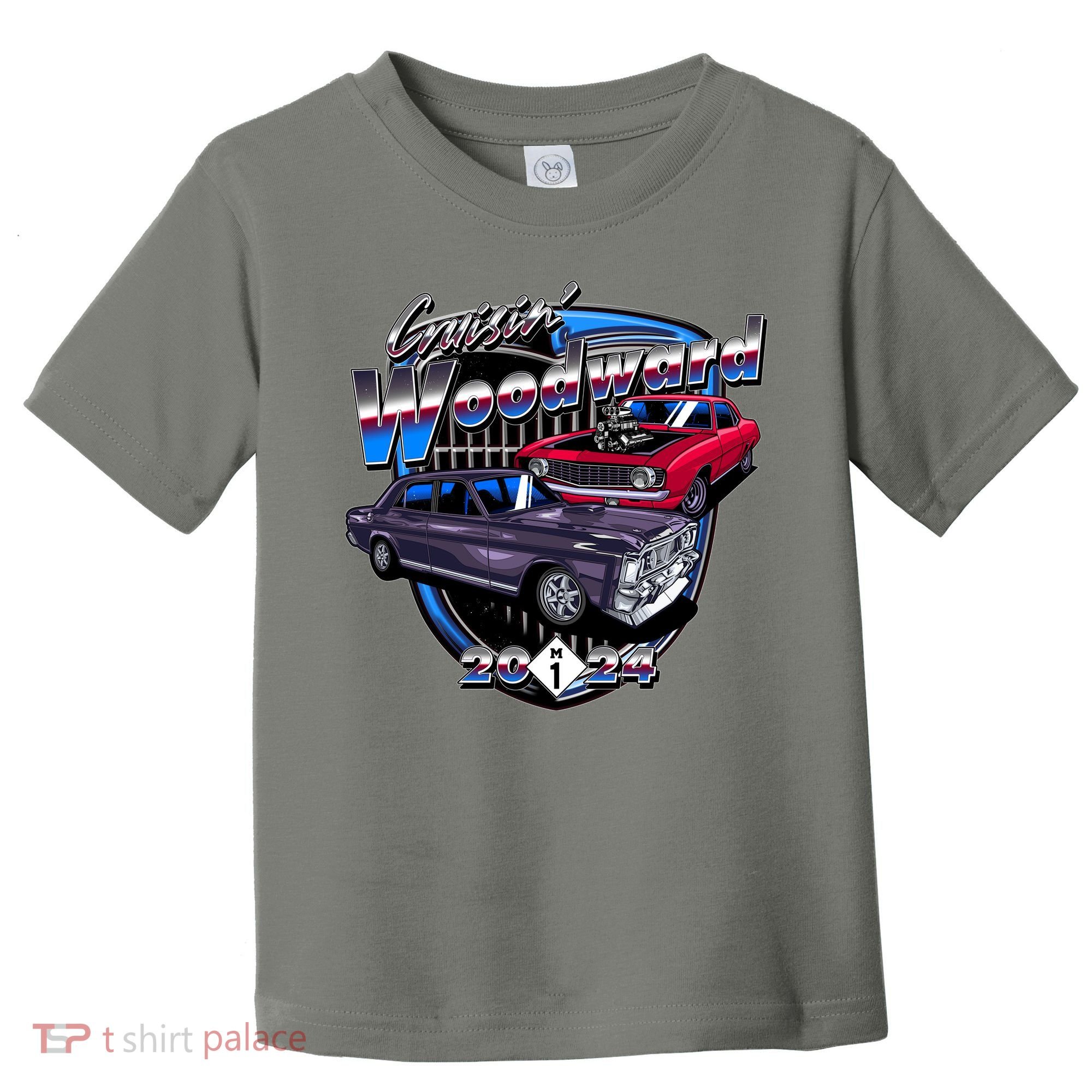 Cruisin Woodward Classic Cars 2024 Toddler T-Shirt