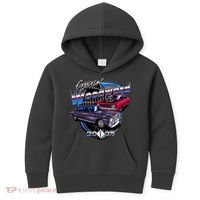 Cruisin Woodward Classic Cars 2024 Kids Hoodie thumb 0
